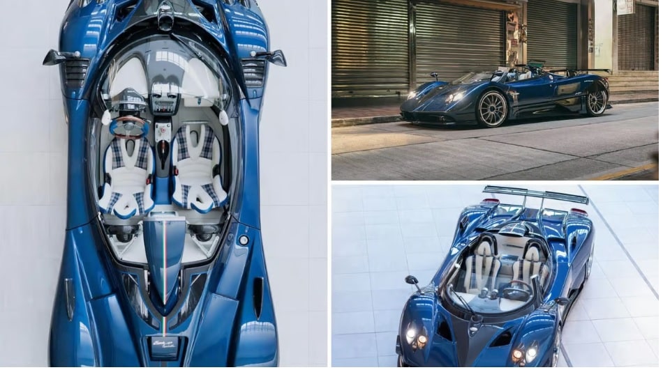 Pagani Zonda HP Barchetta đã từng là chiếc xe đắt nhất thế giới cho đến khi Rolls Royce Boattail ra mắt. Ảnh: Sotheby's